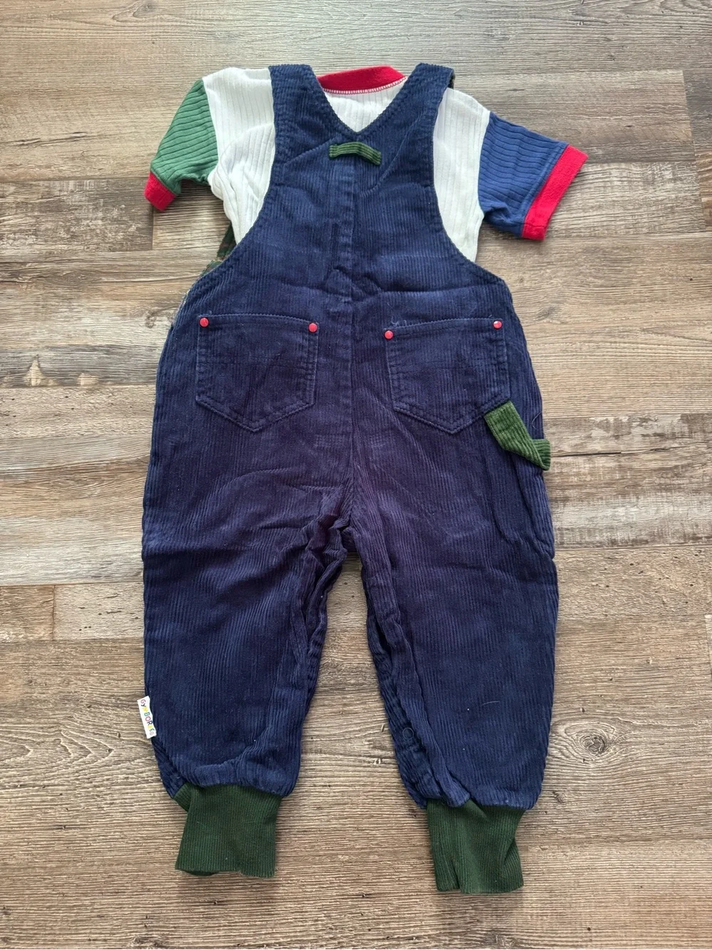 Gymboree Rainbow Tag sports overalls & Henley best for 18-24 months